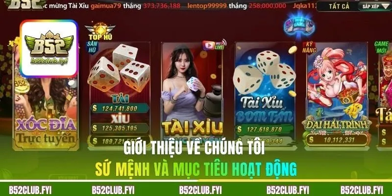 Giới thiệu về chúng tôi -  sứ mệnh và mục tiêu hoạt động
